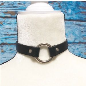 Leather choker